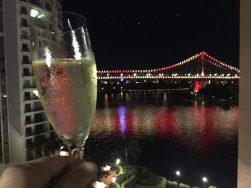Champagne is always a good idea, especially when it's accompanied by this view!