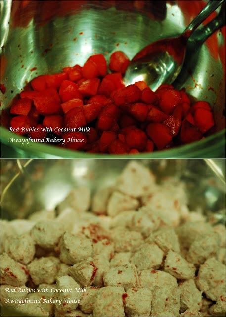 Red Rubies with Coconut Milk
