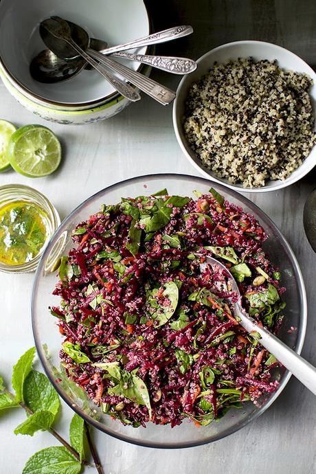 Colorful Beet & Quinoa Salad