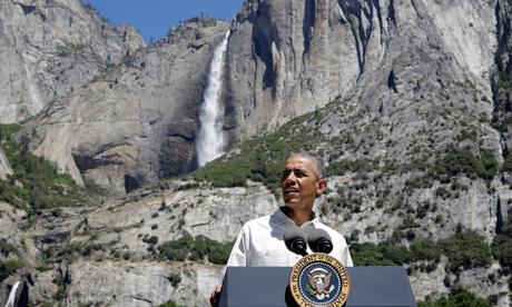Obama at Yosemite pays ‘lip service’ to natural beauty amid climate inaction | US news | The Guardian