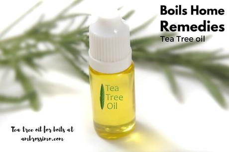 Boils treatment with home remedies- Tea tree oil usage for Boils