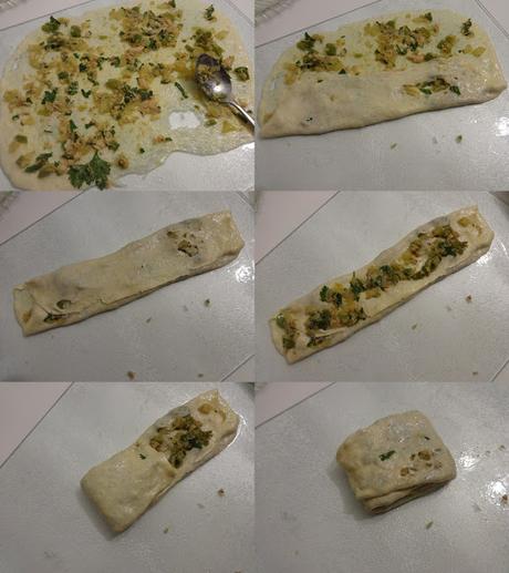 MSEMMEN FARCI, AU FOUR. / BAKED STUFFED MSEMMEN / MSEMMEN RELLENO, EN EL HORNO. / مسمن معمر في الفرن MSEMMEN FARCI, AU FOUR. / BAKED STUFFED MSEMMEN / MSEMMEN RELLENO, EN EL HORNO. / مسمن معمر في الفرن