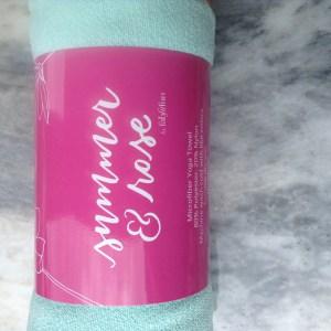 SUMMER 2016 FABFITFUN BOX REVIEW Summer & Rose Yoga Towel