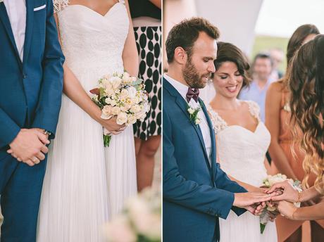 Romantic vineyard wedding bridal-bouquet-roses