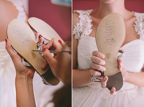 Romantic vineyard wedding flat-wedding-shoes