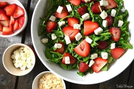 Strawberry, Arugula and Feta Salad