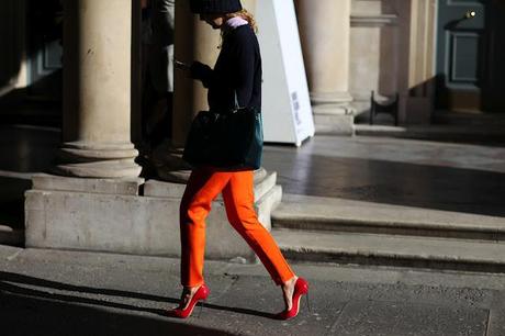 London Fashion Week--Street Style 2012