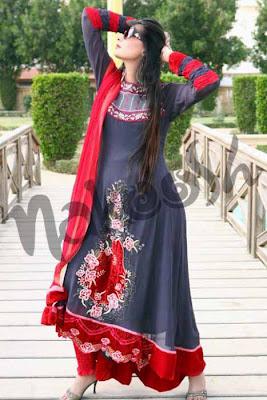Nakoosh Latest Party Wear Summer Collection 2012