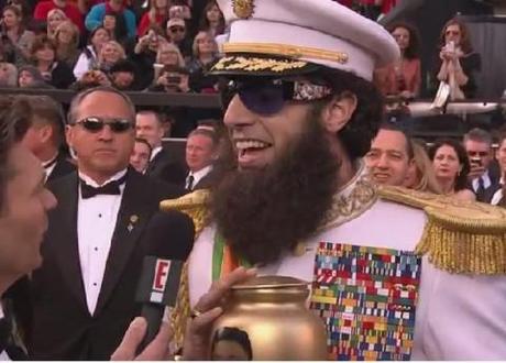 Sacha Baron Cohen Five memorable moments from the 2012 Oscars