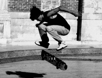 Skateboarding In The Streets Of New York