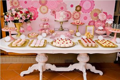 Pink Birthday Party Ideas on Amazing 50th Birthday  Pink And Gold Theme   Paperblog