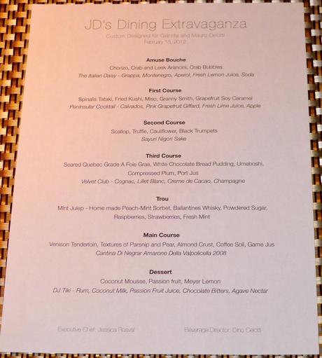 7 Course Dining Extravaganza – Menu Tease