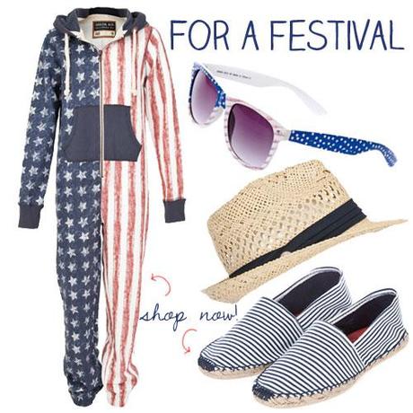 American Flag Onesie