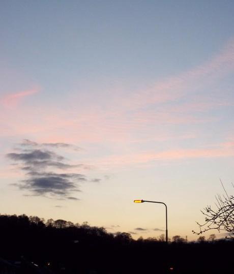 Contemplating the clouds at sunset. Sunset, clouds, home time, colours