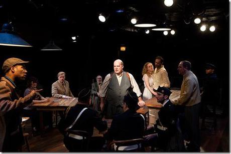 (L to R): Travis Porchia, Janice O' Neill, Jim Poole, Walter Brody, Jamie Vann, Caroline Neff, Paul Fagen, John Moran, and Brandon Saunders. Foreground: Ted Hoerl, Jerry Bloom, and David Daniels. (photo credit: Leigh Loftus) (L to R): Travis Porchia, Janice O' Neill, Jim Poole, Walter Brody, Jamie Vann, Caroline Neff, Paul Fagen, John Moran, and Brandon Saunders. Foreground: Ted Hoerl, Jerry Bloom, and David Daniels.