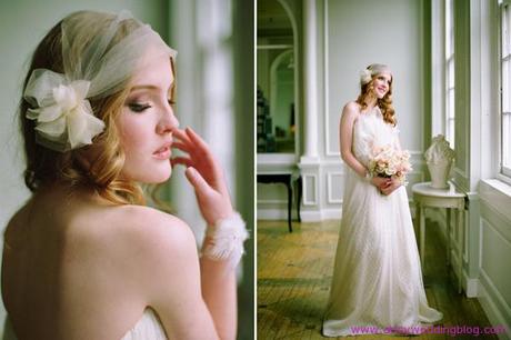 Bridal Hair styles to Best Match Your Veil Barrette and Headband