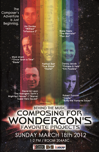wonderconposter Nathan Barr: ‘Behind The Music’ at Wondercon