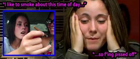 STRUNG OUT ON WEED? Teen Mom Jenelle Evans.