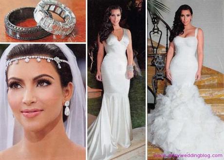 Top Celebrity Wedding Gowns I fell in Love with It was an ivory georgette 