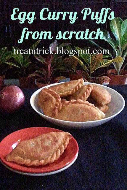 Egg Curry Puffs from scratch @ treatntrick.blogspot.com Egg Curry Puffs from scratch Recipe @ treatntrick.blogspot.com
