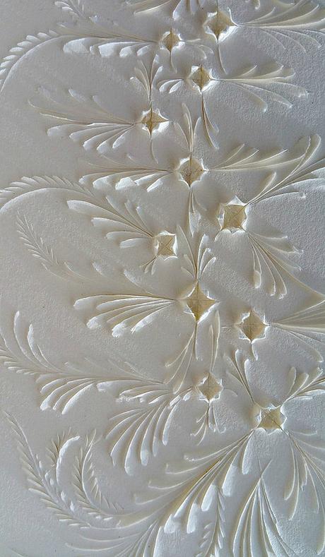 Paper Poetry - Carved Paper Works by Domitilla Biondi Rumi - detail - by Domitilla Biondi