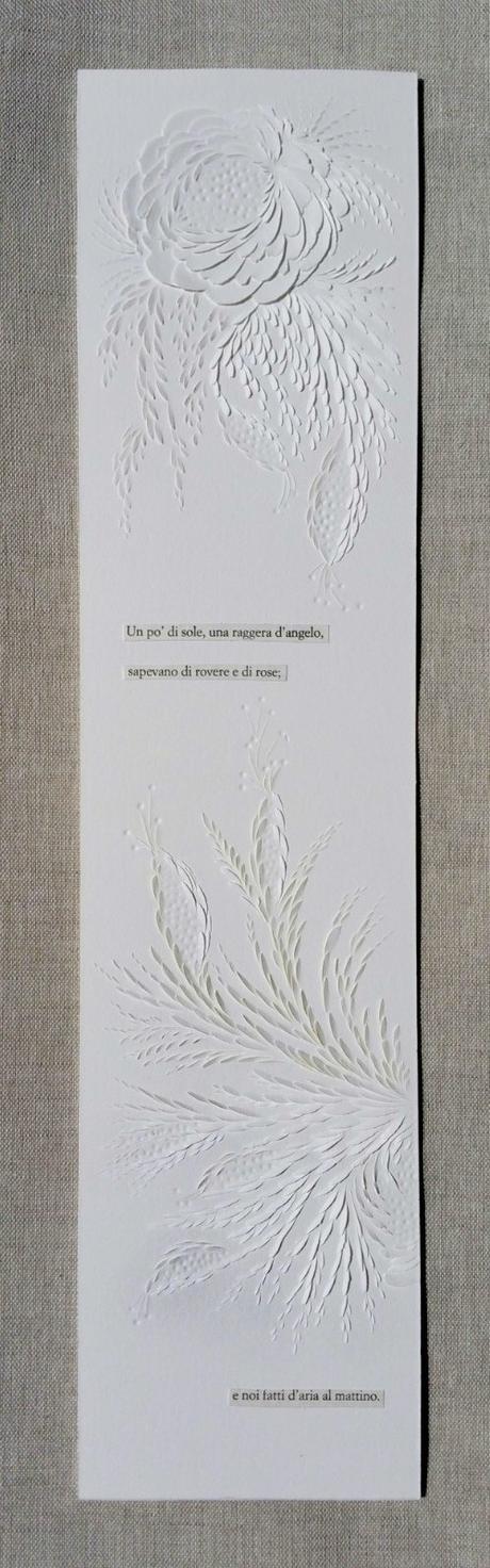 Paper Poetry - Carved Paper Works by Domitilla Biondi Quasimodo Remixed - by Domitilla Biondi 4