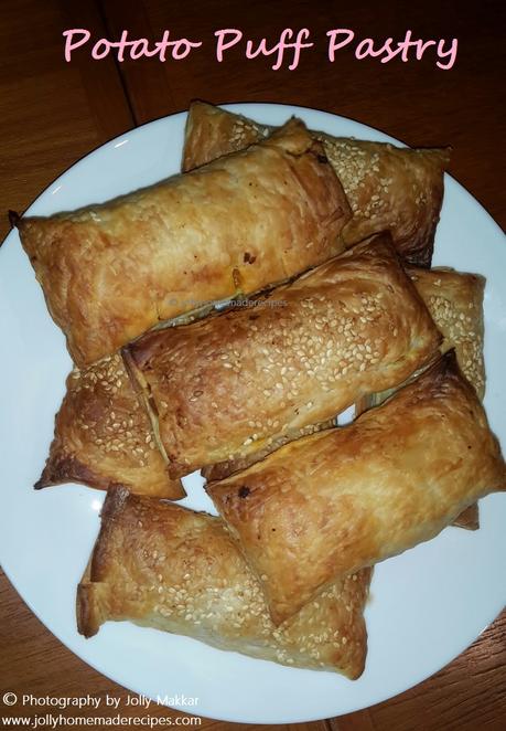 Potato Puff Pastry Recipe, How to make Mashed Potato Puff Pastry | Aloo Puff Recipe