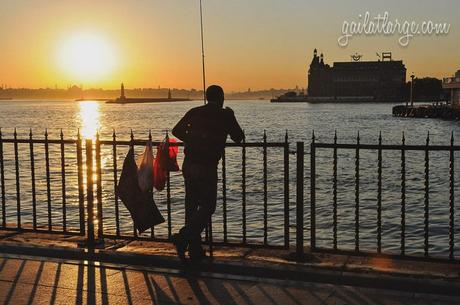 Thinking of Istanbul sunset in Istanbul