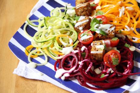Spiralised Salad with Sichuan Spiced Tofu (3)