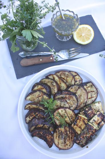 Herb Roasted Squid + Eggplant