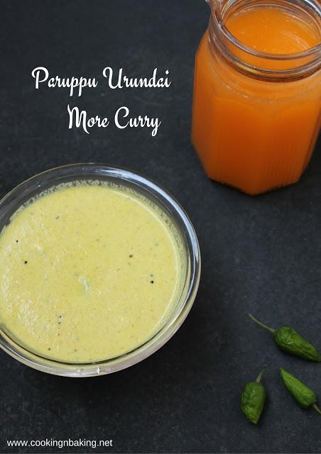 Paruppu Urundai More Curry