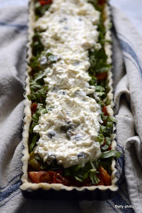 roasted tomato onion pie roasted tomato onion pie