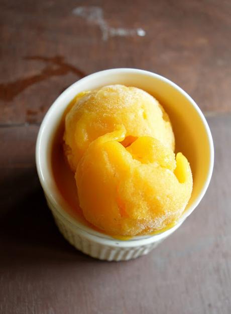 Mango Sorbet | Easy Mango Dessert | 3 Ingredients Mango sorbet