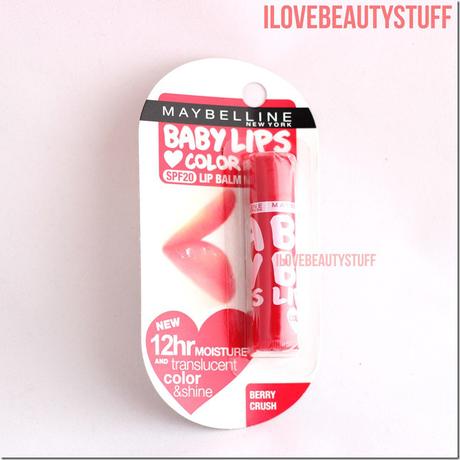 Review and Swatch- Maybelline Baby Lips Berry Crush