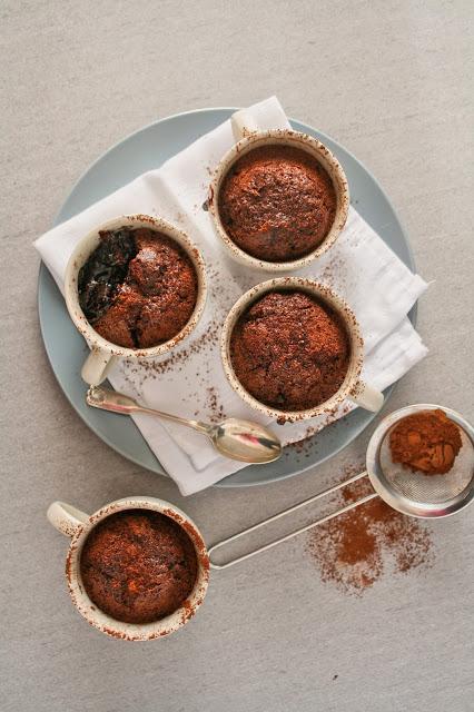 Saucy Chocolate and Coconut Puddings