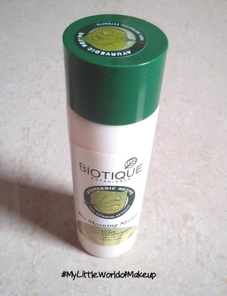 Biotique Bio Morning Nectar Sunscreen with SPF 30+ Review