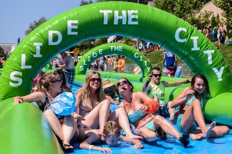 Massive Slip-and-Slides are Heading to Chicago slip-and-slides chicago