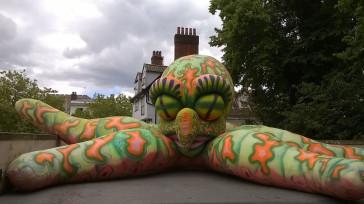 Norwich Market Invaded by a Giant Squid