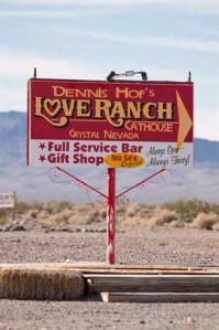 Love Ranch sign