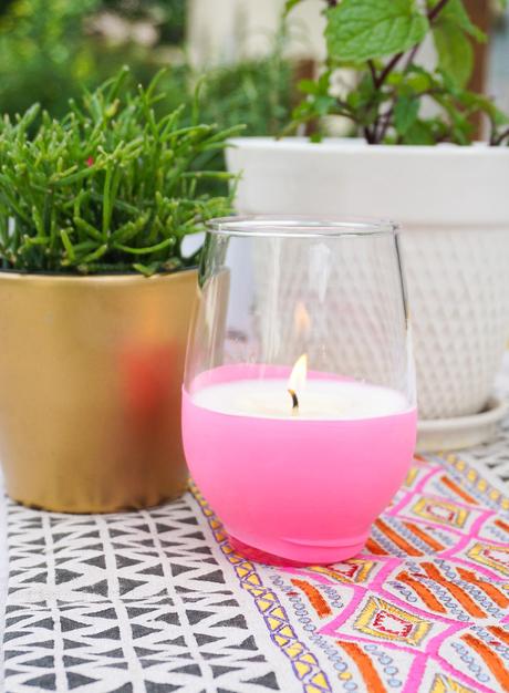 Keep the Bugs at Bay with DIY Citronella Candles