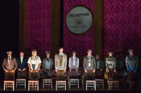 Members of the ensemble in The Glimmerglass Festival's production of Stephen Sondheim's 
