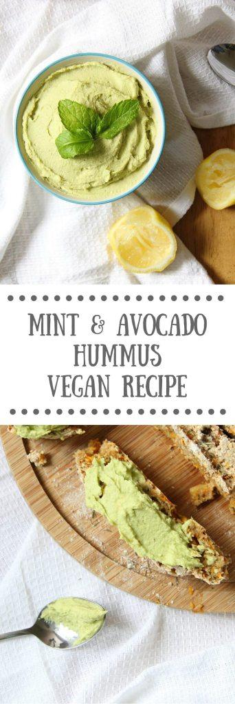 Mint & Avocado Hummus | Vegan Recipe