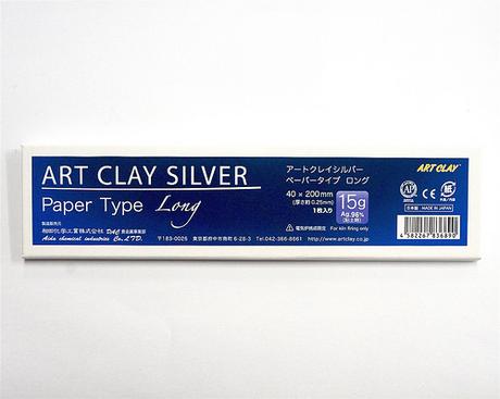 Quilled Silver Jewelry - Art Clay Silver Paper Type Long Art Clay Silver Paper