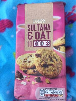 Today's Review: Tesco Sultana & Oat Cookies