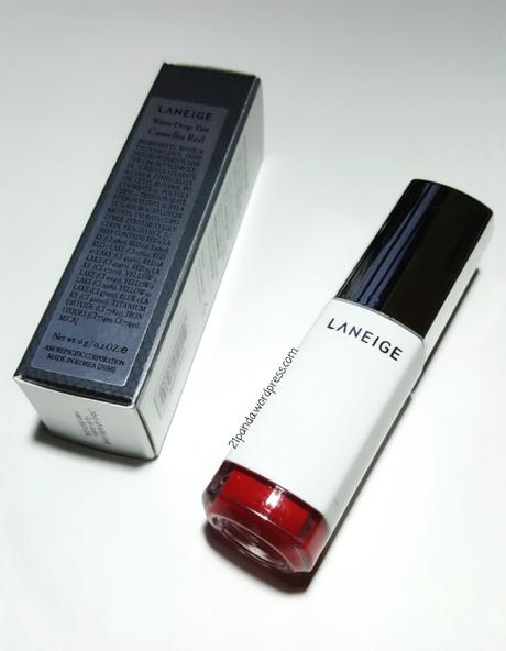 [Review] Laneige water drop tint in camellia red
