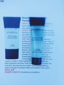 JULY 2016 ALLURE SAMPLE SOCIETY REVIEW Smashbox Photo Finish Foundation Primer
