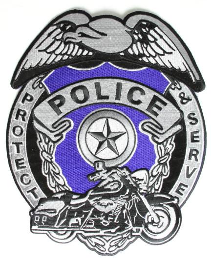 Off-duty Seattle cop rescues woman from burning pickup Police protect and serve shield patch