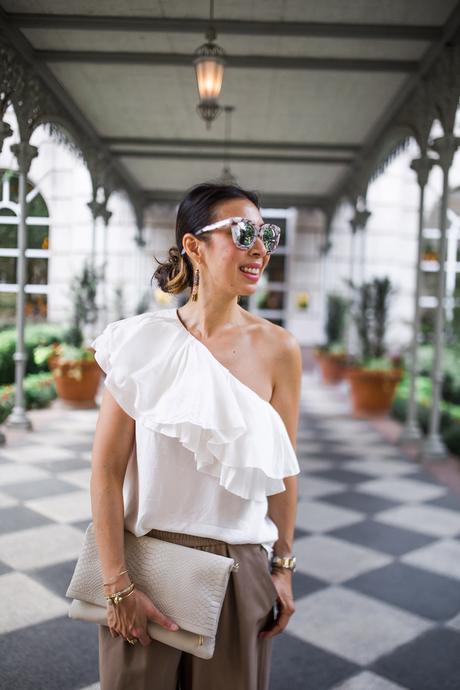 Chic at Every Age // One Shoulder Top