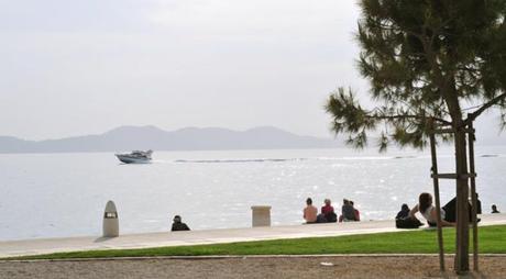 Cruising from Biograd Na Moru to Zadar onboard the Nada event ship Zadar waterside