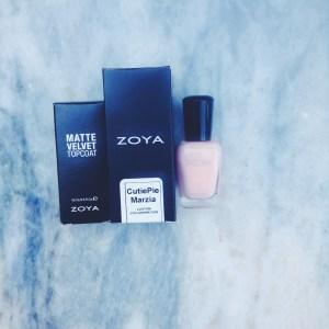 JULY 2016 Marzia Travel Essentials VIM Box Review Custom Zoya Nail Polish + Matte Top Coat
